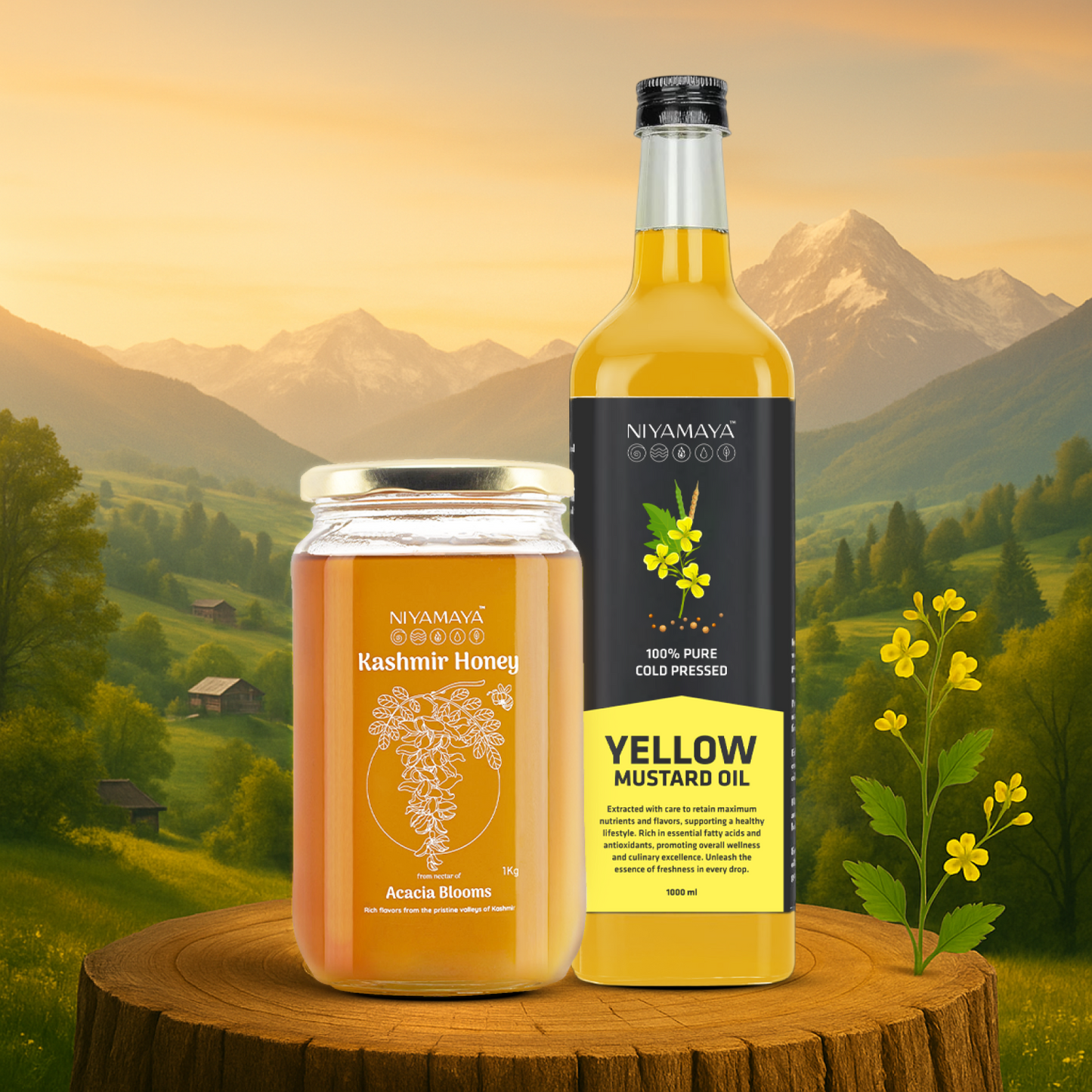 Kashmir Honey Combo ( Free 500 ML Mustard Oil )