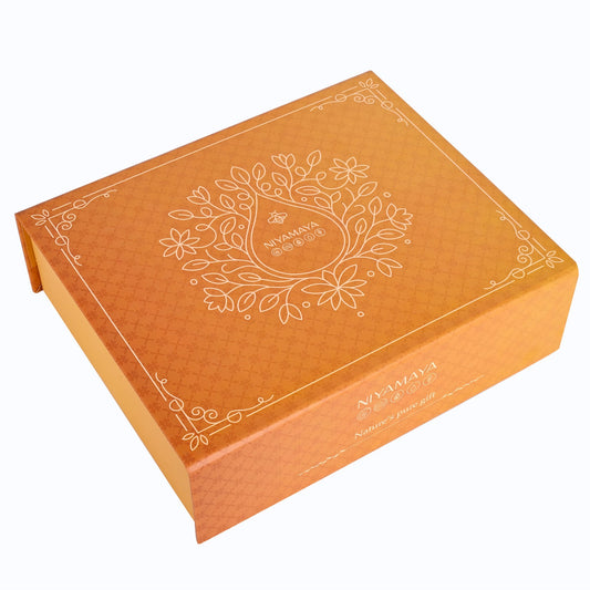 Niyamaya Golden Hive Harmony Box – 6 Variants of Premium Organic Honey (125g each)
