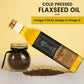Niyamaya Cold Pressed Flaxseed Oil | 100% Pure, Natural & Rich in Omega-3 | Wood-Pressed