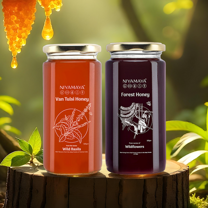 Tribal Honey Pack- Van Tulsi and Forest Honey