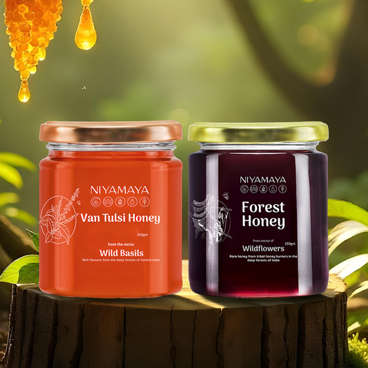 Tribal Honey Pack- Van Tulsi and Forest Honey