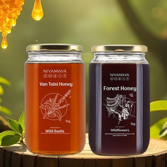 Tribal Honey Pack- Van Tulsi and Forest Honey